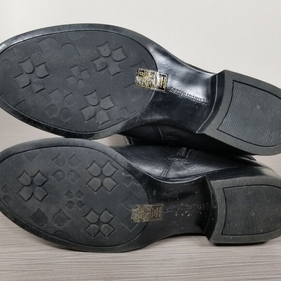 Naturalizer Jennings Knee High Boot Wide Calf, Black Leather, Womens Size 7 M - Picture 8 of 10